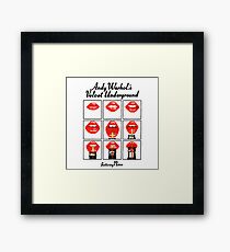 Velvet Lips Framed Print
