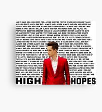 Panic Urie Canvas Print
