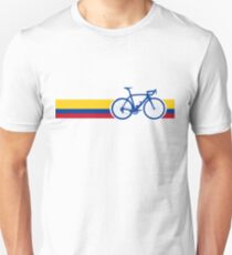 Bike Stripes Colombia National Road Race Slim Fit T-Shirt