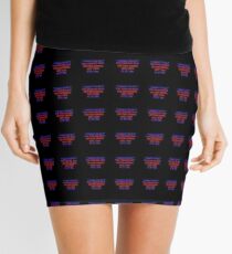 Funny One-Liner Frisbee Joke Mini Skirt