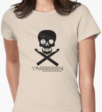 Skull and Hooks Women's Fitted T-Shirt