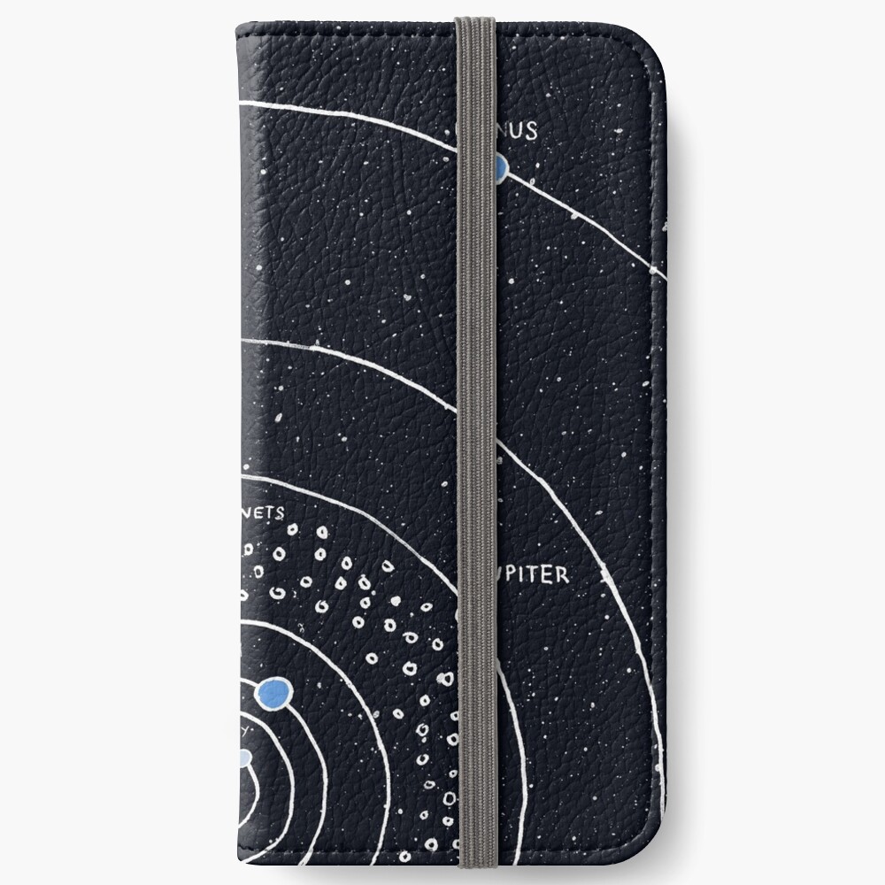 Solar System iPhone Wallet
