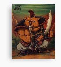 Sanzoku Kuma Canvas Print