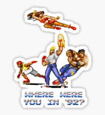 Rage in 1992 Sticker