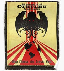 Cthulhu For World Overlord Poster