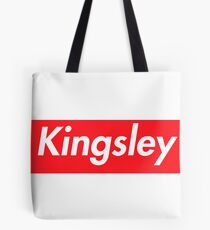 Hello My Name Is Kingsley Name Tag Tote Bag