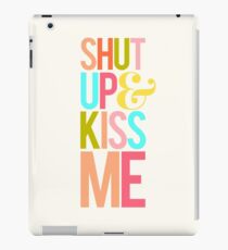 Vinilo o funda para iPad Cállate y besame