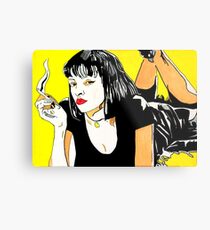 Mia Wallace - PoromPopArt Metal Print