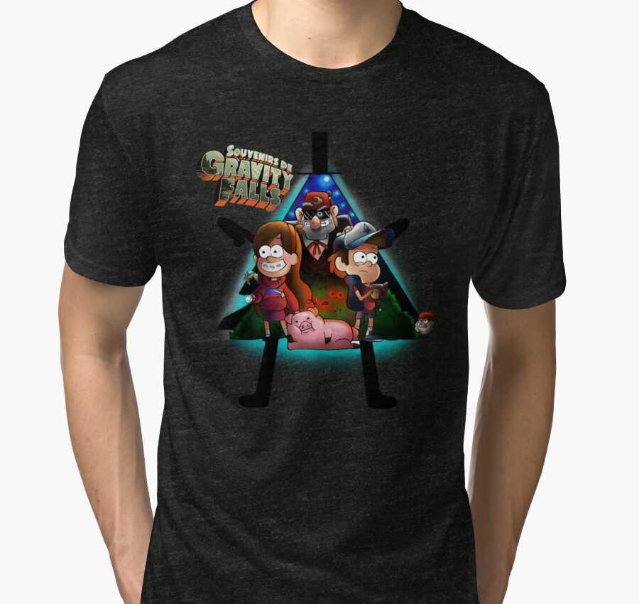 "Gravity falls" Tri-blend T-Shirts by Kurostars | Redbubble