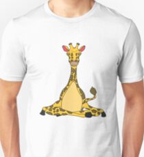Giraffe Yoga Lustige Unisex T-Shirt