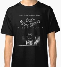 Neil Young-Rust schläft nie-Musik, Folk, Rock-Guitar-Grunge Classic T-Shirt