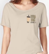 boba bois cornell – condensed Women's Relaxed Fit T-Shirt
