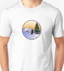 Camiseta ajustada pesca con mosca