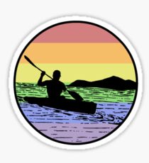kayaking Sticker
