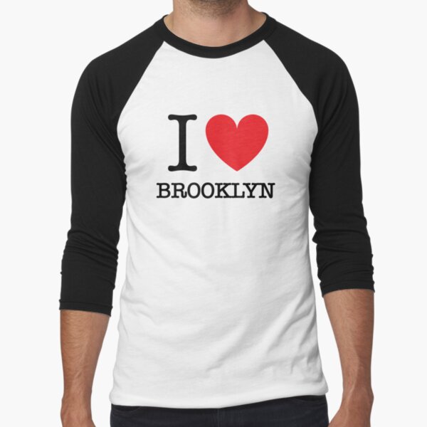 I HEART BROOKLYN Baseball ¾ Sleeve T-Shirt