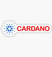 Cardano Cryptocurrency ADA Sticker