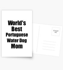 Portuguese Water Dog Mom Dog Lover World's Best Funny Gift Idea For My Pet Owner Postkarten