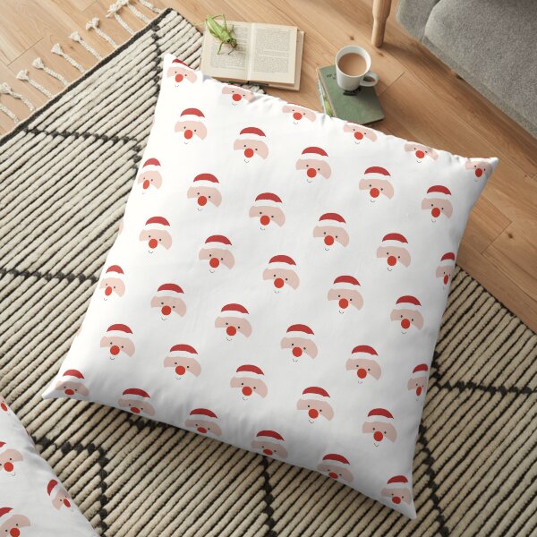 Find the hidden Santa Floor Pillow