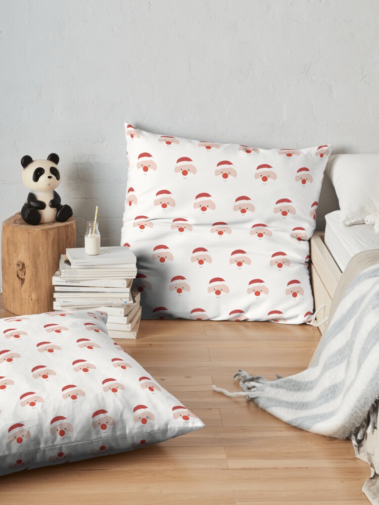 Alternate view of Find the hidden Santa Floor Pillow
