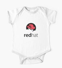 Red Hat Software Logo Sticker One Piece - Short Sleeve