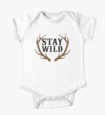 Bleib wild Baby Body Kurzarm