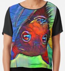 Protect The Bats. Chiffon Top