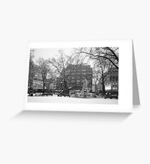 Leicester Square Snow Greeting Card