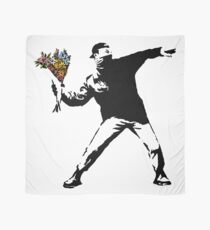 Banksy - Rage, Flower Thrower Scarf