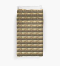 Autumn Morning at the Lake in Sepia Duvet Cover