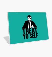 treat yo self Laptop Skin
