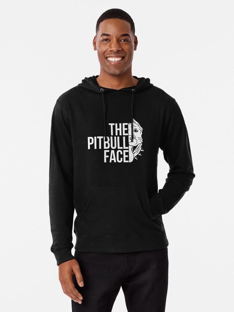 the pitbull face hoodie