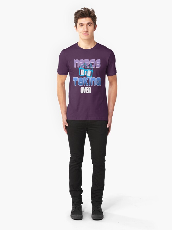 Alternate view of Nerds Taking Over Slim Fit T-Shirt