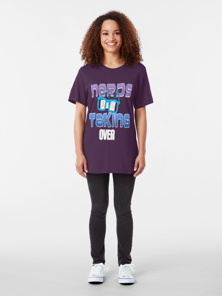 Alternate view of Nerds Taking Over Slim Fit T-Shirt