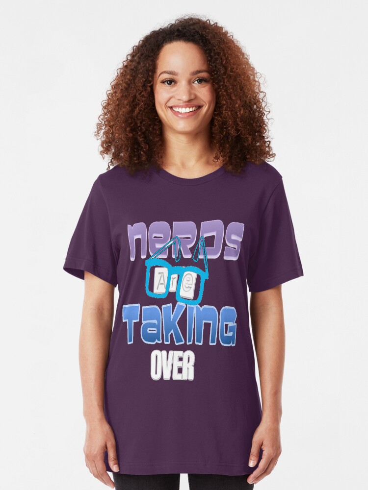Alternate view of Nerds Taking Over Slim Fit T-Shirt