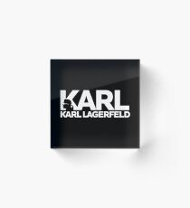 Karl Lagerfeld Merchandise Acrylic Block