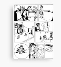HSC Major Work Comic page 1 Canvas Print