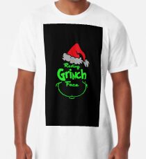 resting grinch face Long T-Shirt