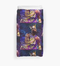 Lebron at the Lakers Duvet Cover