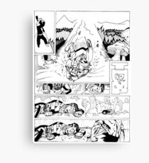 HSC Major Work Comic page 4 Canvas Print