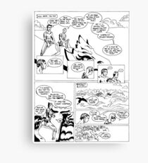 HSC Major Work Comic page 8 Canvas Print