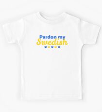 Verzeihen Sie mein Schwedisch Kinder T-Shirt