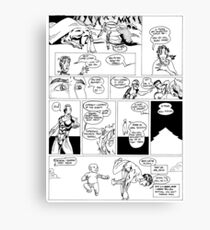 HSC Major Work Comic page 9 Canvas Print