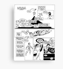 HSC Major Work Comic page 10 Canvas Print