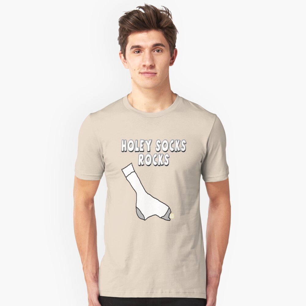 Holey Socks Rocks Slim Fit T-Shirt