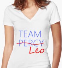 Camiseta entallada de cuello en V Equipo Leo