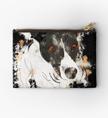 Dog funny playful watercolor painted Studio Pouch