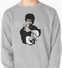 Sudadera cerrada Bruce Lee en su famoso Kung-Fu Jet Kune Do Pose, ilustraciones, camisetas, estampados, pósters, bolsos, hombres, mujeres, niños