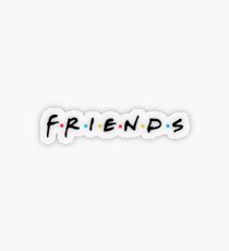 Freunde Transparenter Sticker
