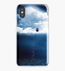 There is a man who lives on a cloud. iPhone Case