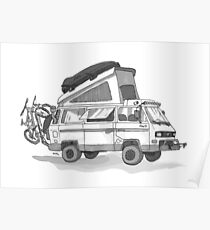 Volkswagen Westfalia Camper Poster